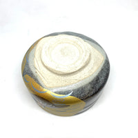 Matcha Bowl  - Golden Mandarin Ducks - 795