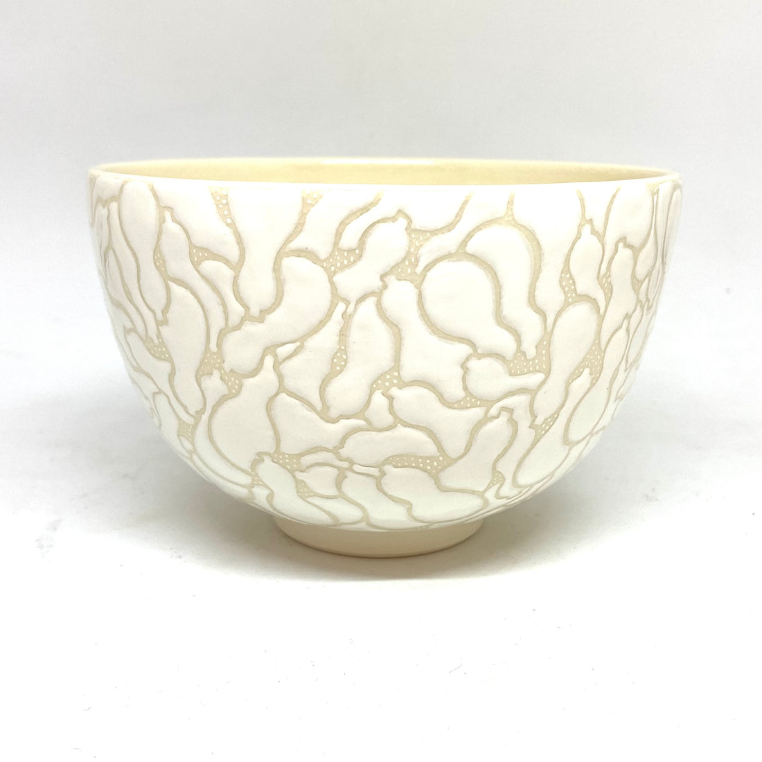 Matcha Bowl  - Hisago gourds - Kiyomizu ware - 113