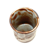 Japanese Tea Cup - Shino Plum blossoms