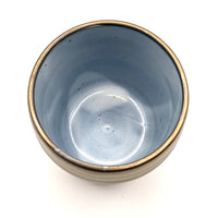 Japanese Tea Cup - Metallic Brush Stroke