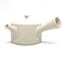 Kyusu Japanese Teapot - White Clay - Hira Shikaku - 210ml - #309