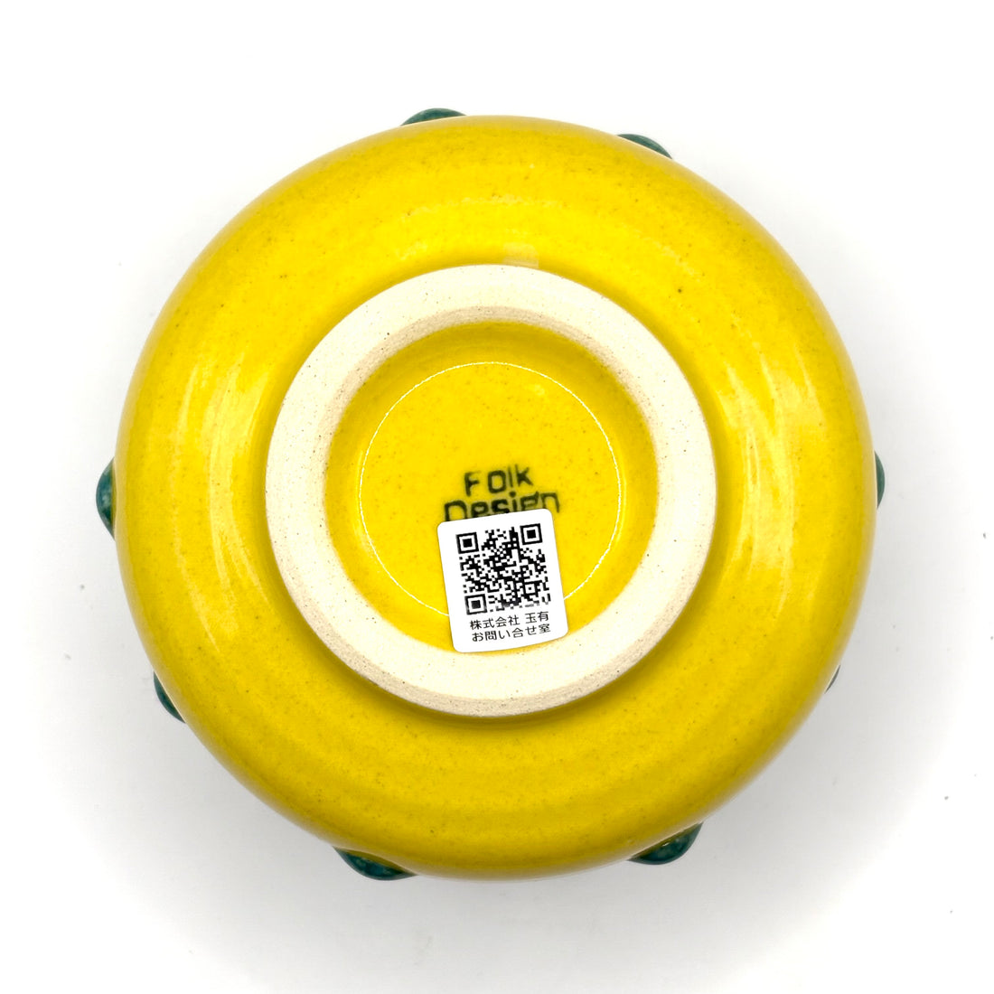 Matcha Bowl  - Yellow And Green Drips- 12