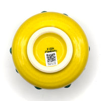 Matcha Bowl  - Yellow And Green Drips- 12