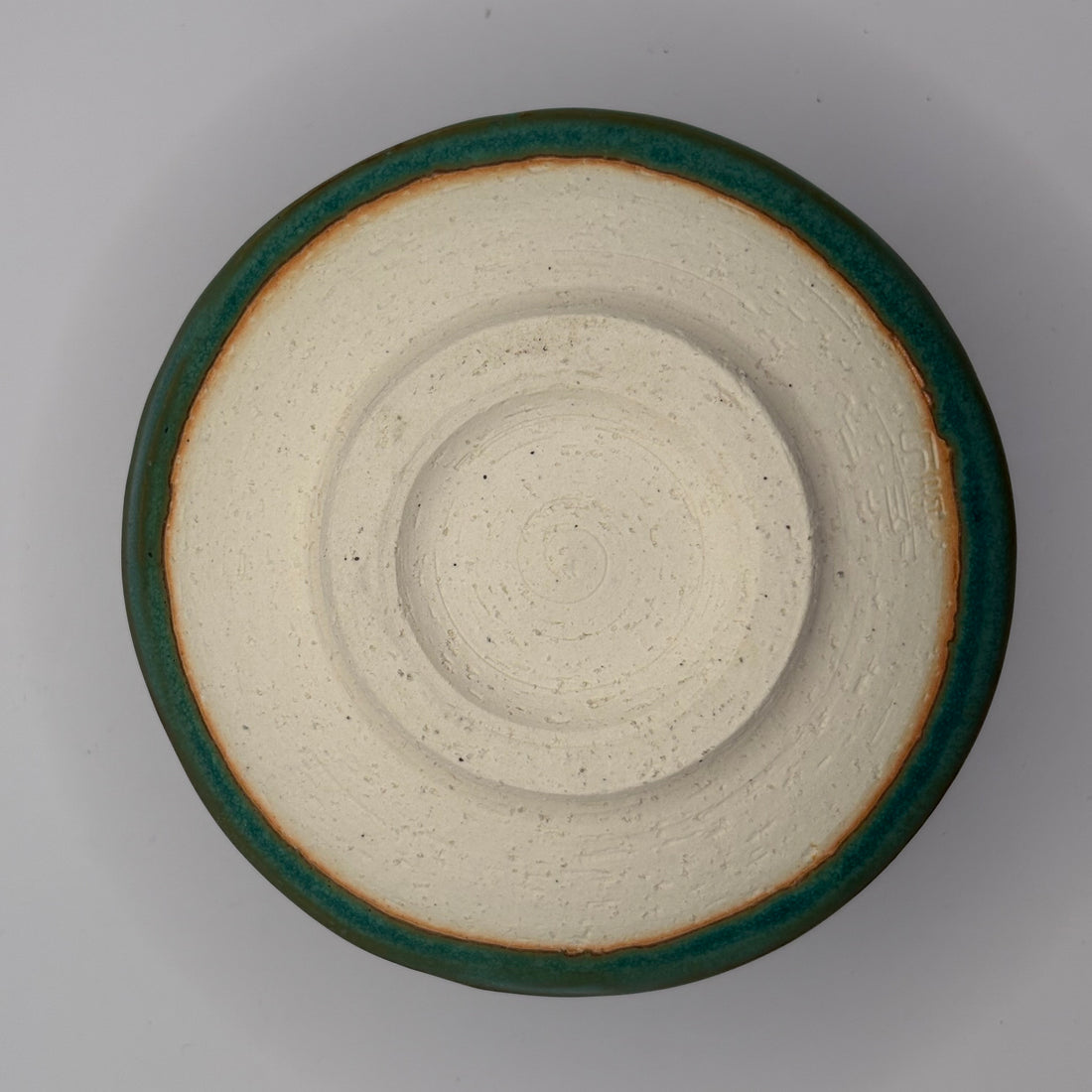 Matcha Bowl  - Green And Purple Glaze - 1543