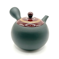 Kyusu Japanese Teapot - Red and Gold - 200ml- #116