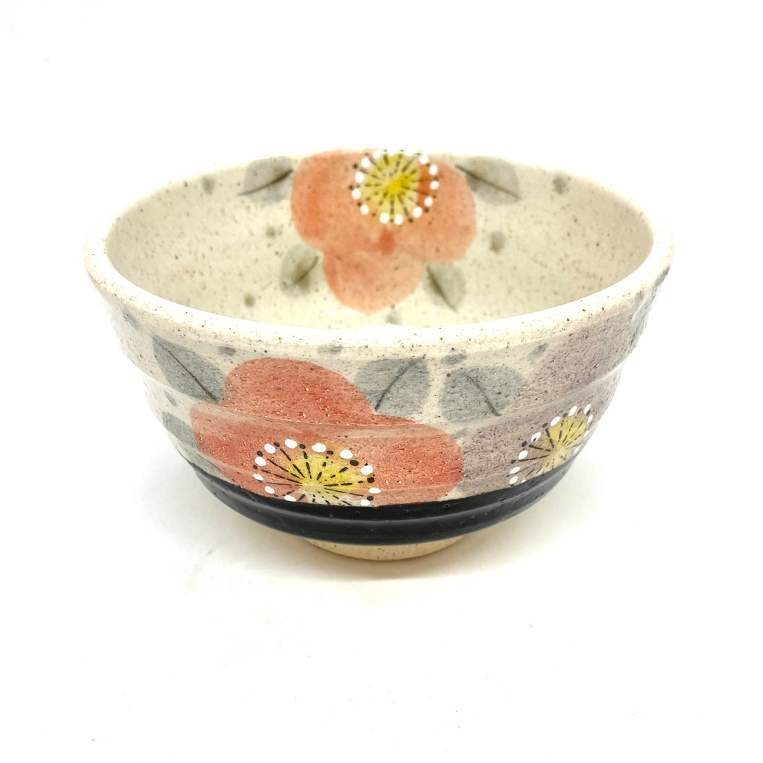 Matcha Bowl  - Red Camellia - 1549