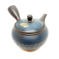 Kyusu Japanese Teapot - Blue chiseled - 260ml - #527