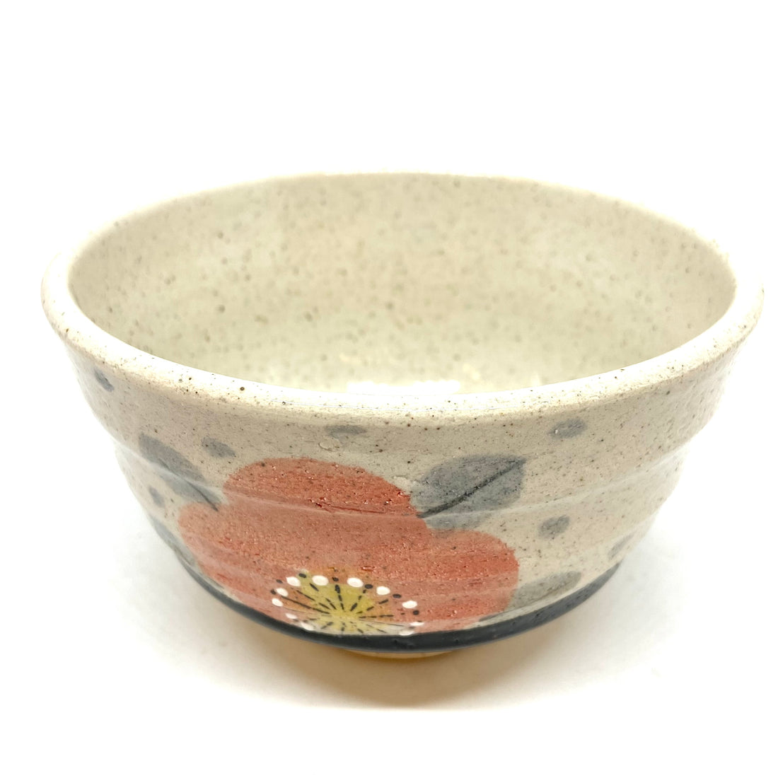 Matcha Bowl  - Red Camellia - 1549