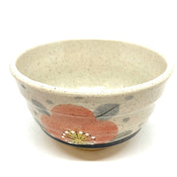 Matcha Bowl  - Red Camellia - 1549
