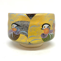 Matcha Bowl  - Golden Mandarin Ducks - 795