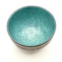 Matcha Bowl - Teal Meteorite - #4175