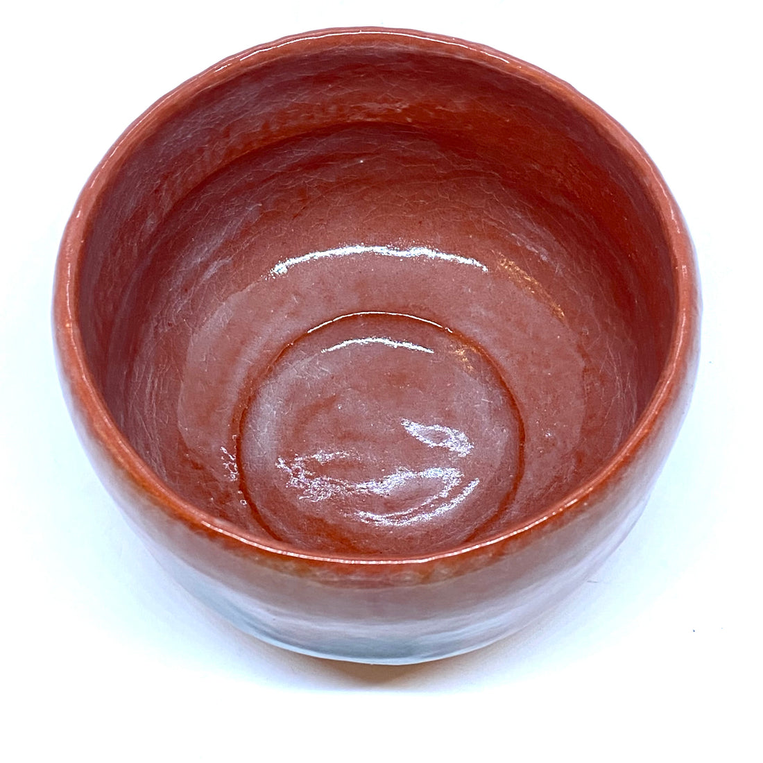 Matcha Bowl  - Aka raku - #201