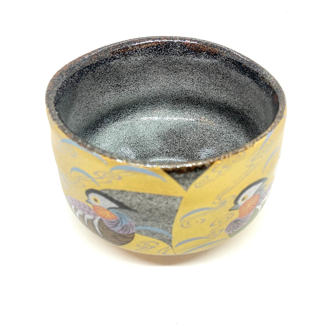 Matcha Bowl  - Golden Mandarin Ducks - 795
