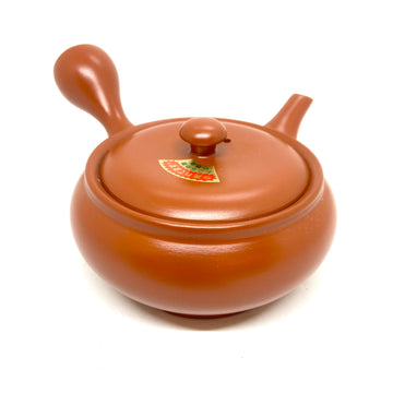 Kyusu Japanese Teapot - Classic Vermillion Hiramaru - 230ml  - #703