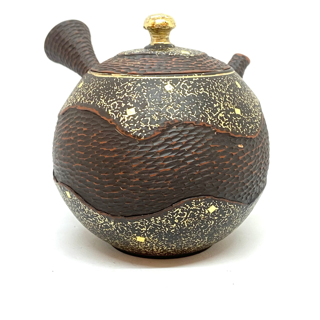 Kyusu Japanese Teapot - Kuroibushi Kinpaku by Yoshiki- #153 450ml