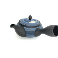 Kyusu Japanese Teapot - Blue Stripes - 260 ml - #526