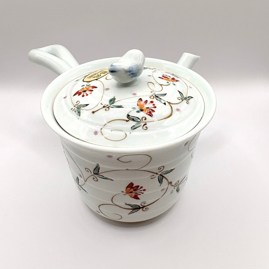 Kyusu Japanese Teapot - Porcelain Karakusa - 300ml