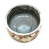 Matcha Bowl - Chrysanthemum and Roses - 860