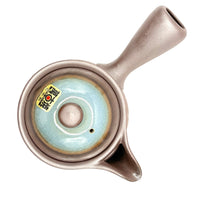 Kyusu Japanese Teapot - Banko Ware with Light Blue - 290ml #705