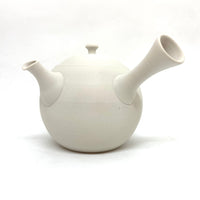 Kyusu Japanese Teapot - White Clay - Marugata - 310ml - #303