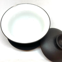 Gaiwan - Porcelain - Silver Maple Leaf - 200ml