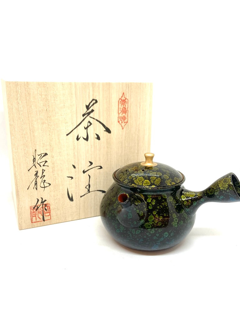 Kyusu Japanese Teapot - Lacquer Tenmoku - 150ml