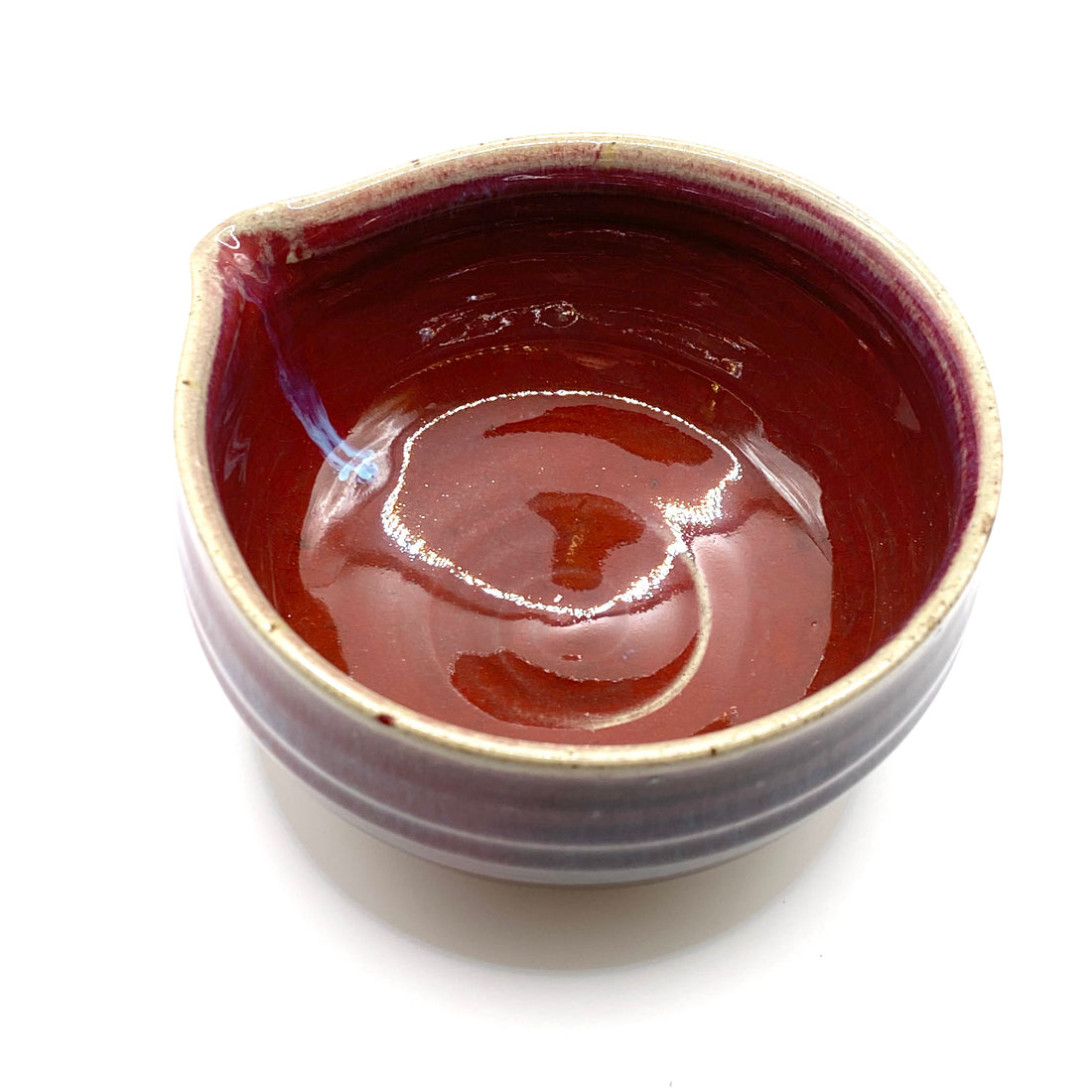 Matcha Bowl  - Ox Blood Katakuchi - 557