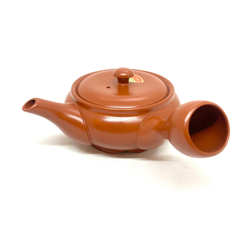 Kyusu Japanese Teapot - Classic Vermillion Hiramaru - 230ml  - #703