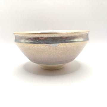 Matcha Bowl  - Pearlescent Tenmoku -C