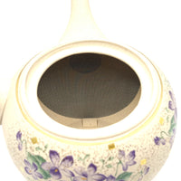 Kyusu Japanese Teapot - Violets - 320ml #2503