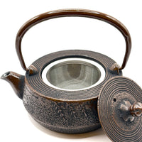 Cast Iron Teapot - Mini - Willow Leaves - 300ml - #427