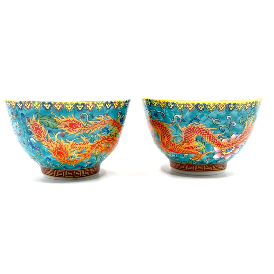 Chinese Tea Cup set - Dragon