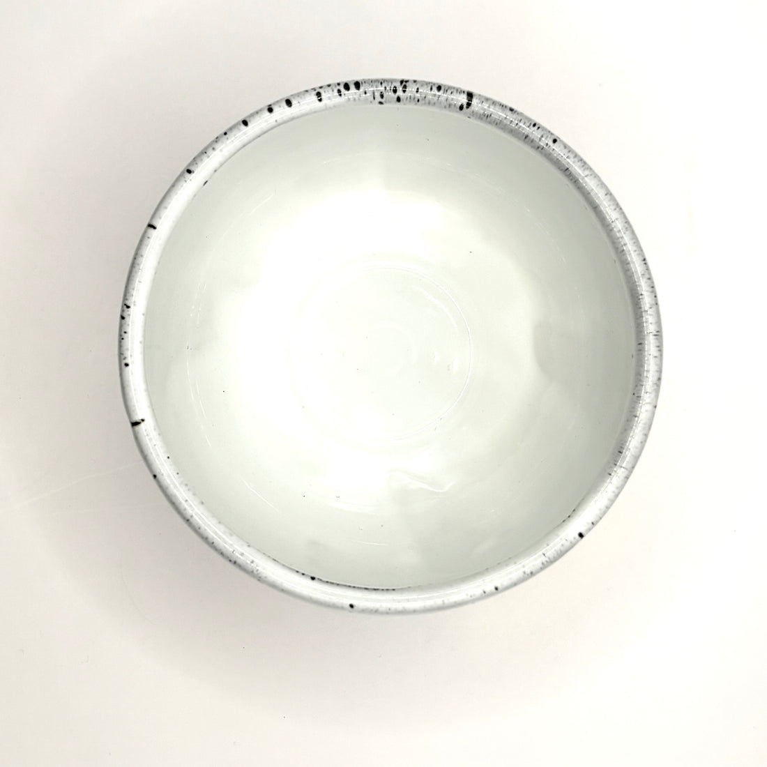 Matcha Bowl - White Crackles - #912