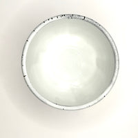 Matcha Bowl - White Crackles - #912