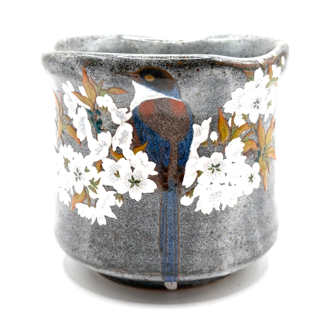 Japanese Tea Cup - Bird and Flowers - 706