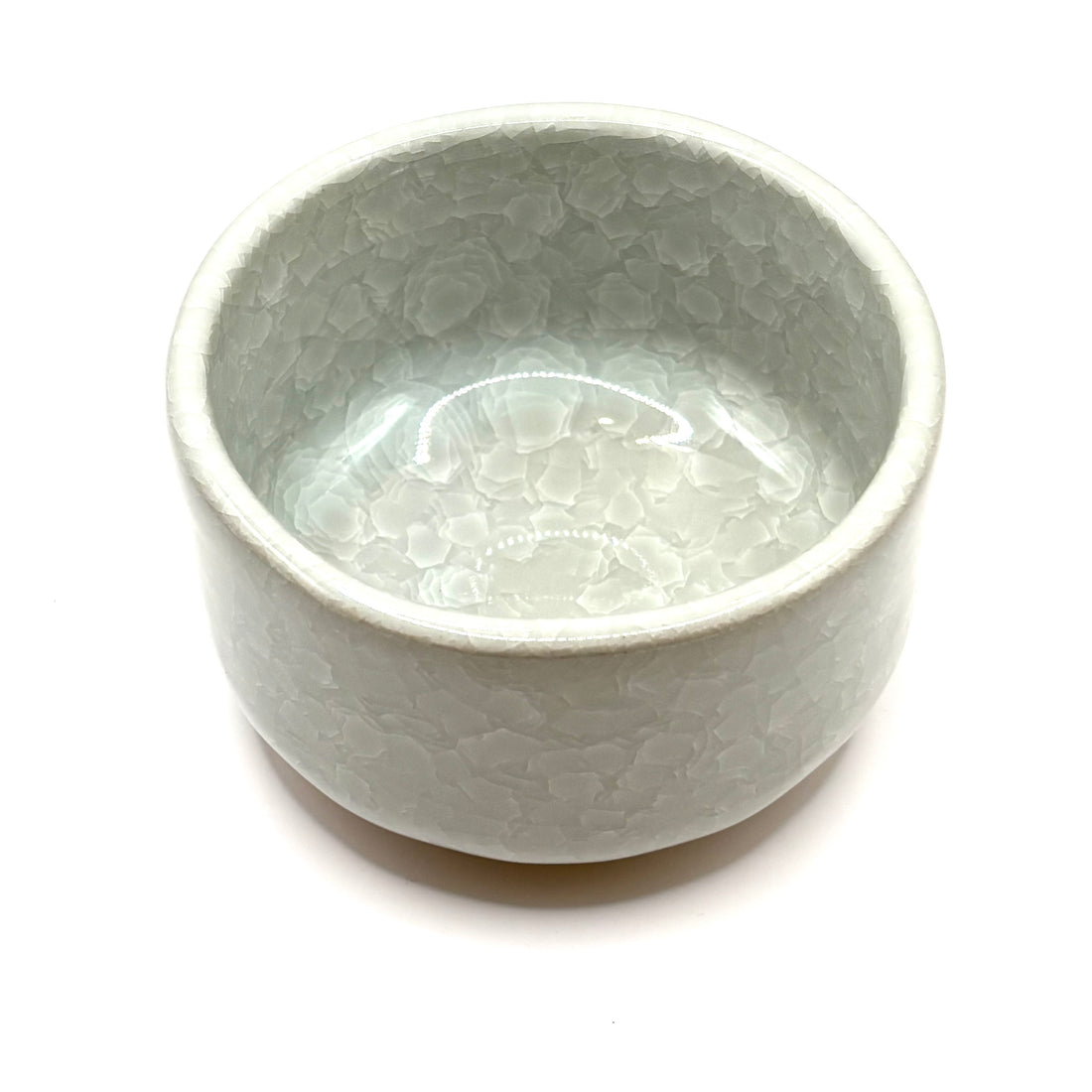 Matcha Bowl - Grey Crackle - #715