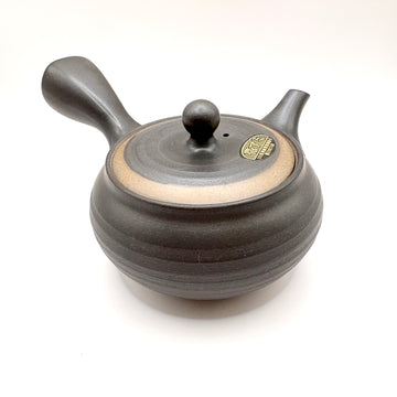 Kyusu Japanese Teapot -  Black Sand - 320ml - #429