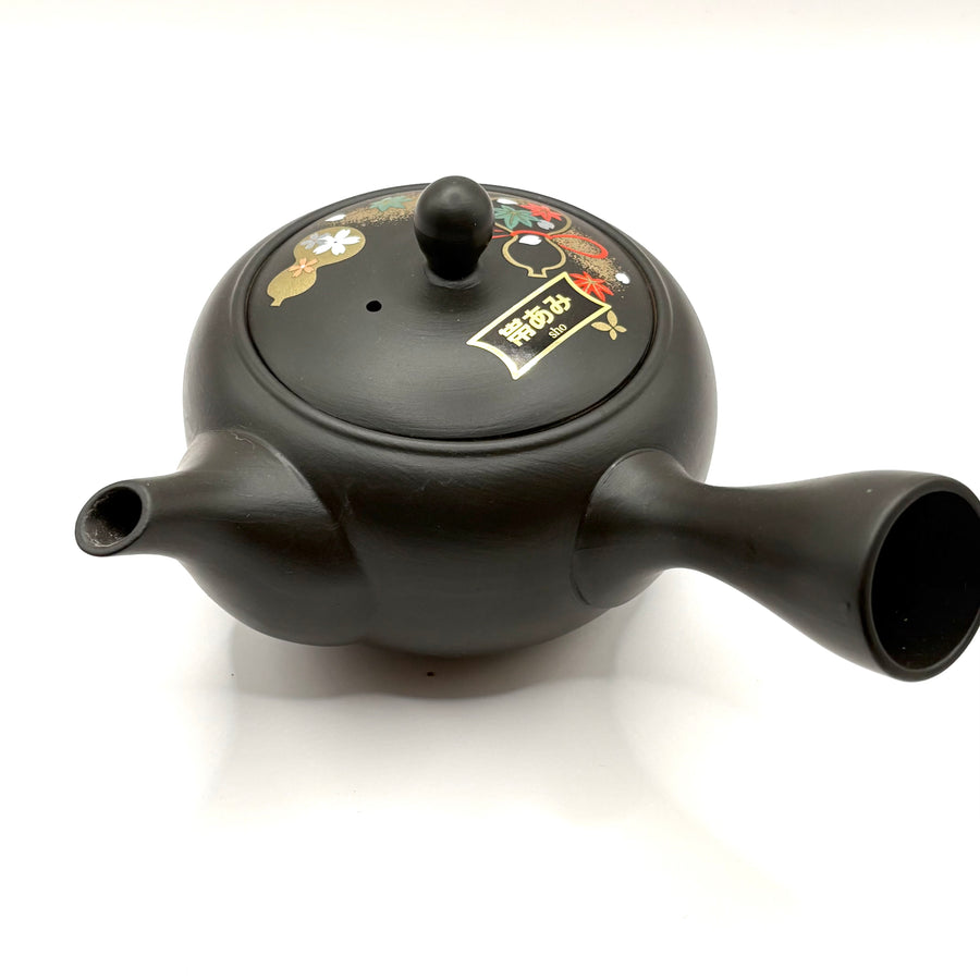 Kyusu Japanese Teapot -  Lucky Gourds - 430ml - #3028