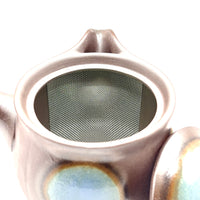 Kyusu Japanese Teapot - Banko Ware with Light Blue - 290ml #705