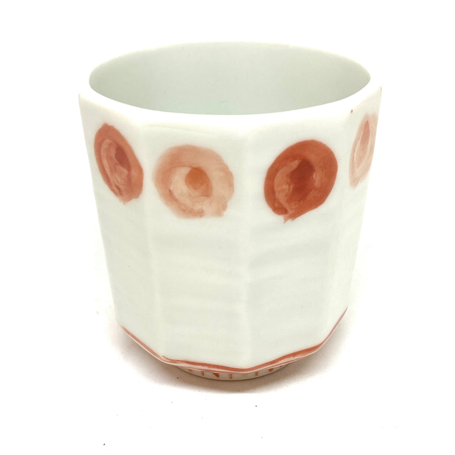 Japanese Tea Cup - Red Dots