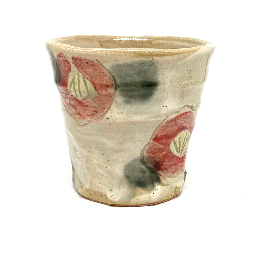 Japanese Tea Cup - Camillias