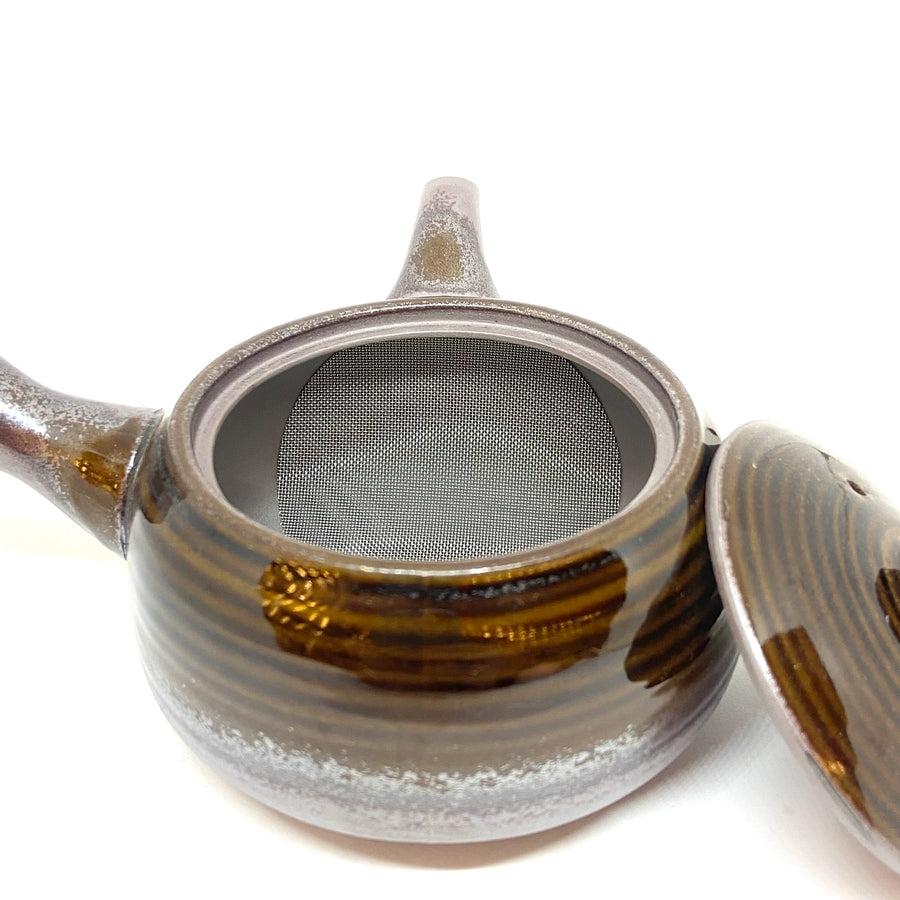 Kyusu Japanese Teapot - Banko Caramel- 260 ml - #2142