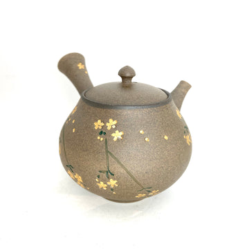 Kyusu Japanese Teapot - Gold Sakura - 190ml  - #10