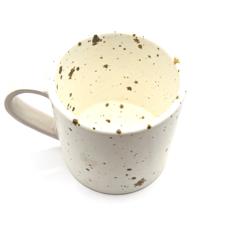 Japanese Tea Mug - Rustic Glaze - White