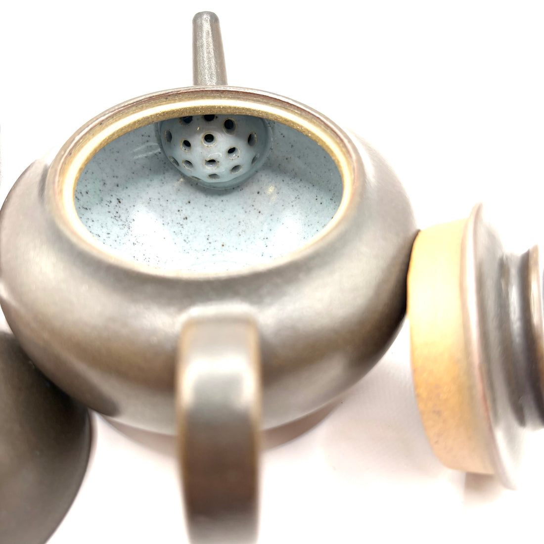 Tea Set - Three Piece - Deep Brown