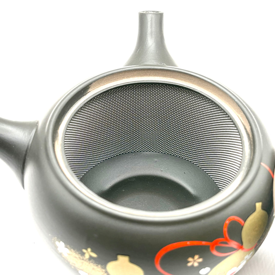Kyusu Japanese Teapot -  Lucky Gourds - 430ml - #3028