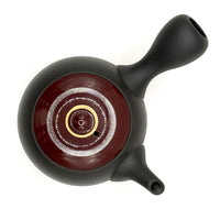 Kyusu Japanese Teapot - Red and Silver - 200ml- #116