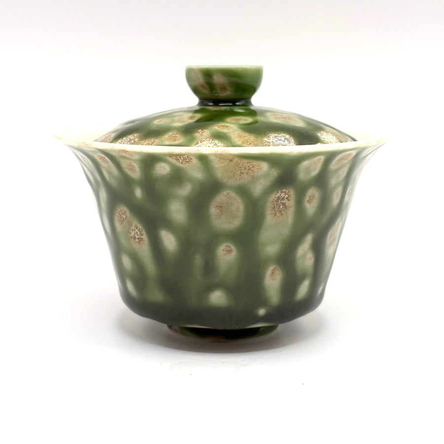 Gaiwan - Jingdezhen Elemental Beauty - Deep Green Glaze- 80ml