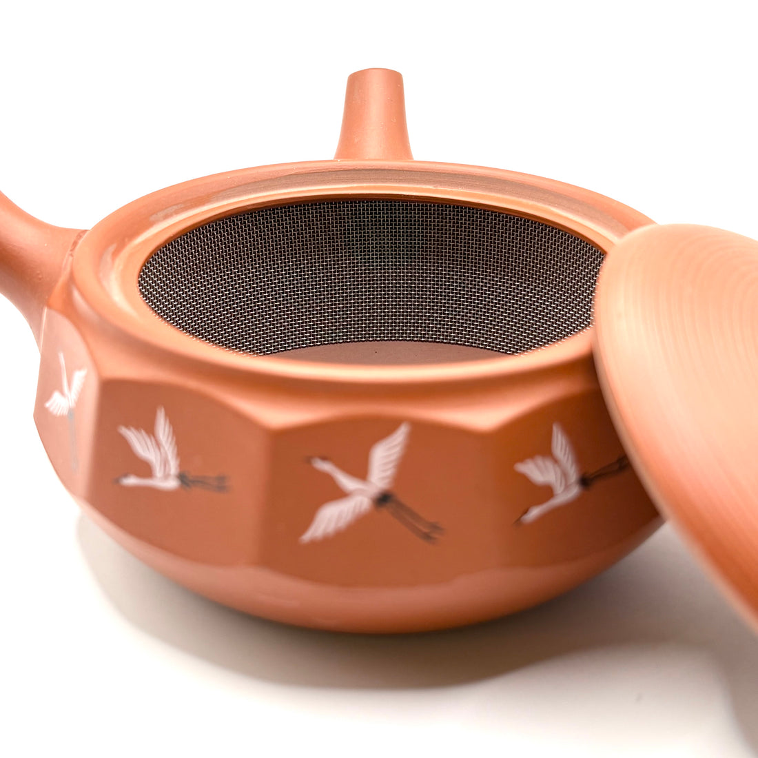 Kyusu Japanese Teapot - Cranes - 290ml #4055