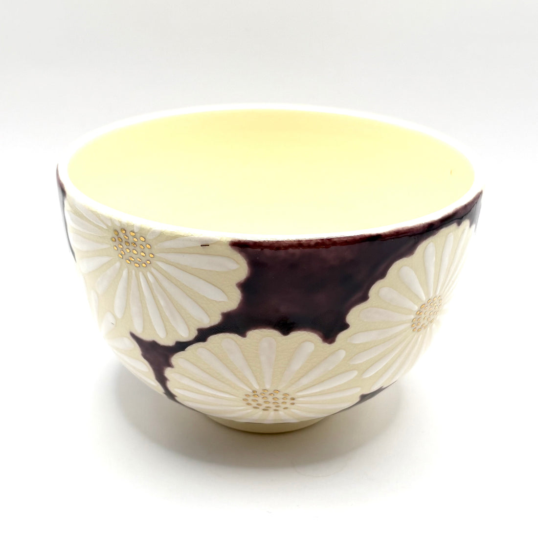Matcha Bowl  - Chrysanthemum - Kiyomizu ware - 203